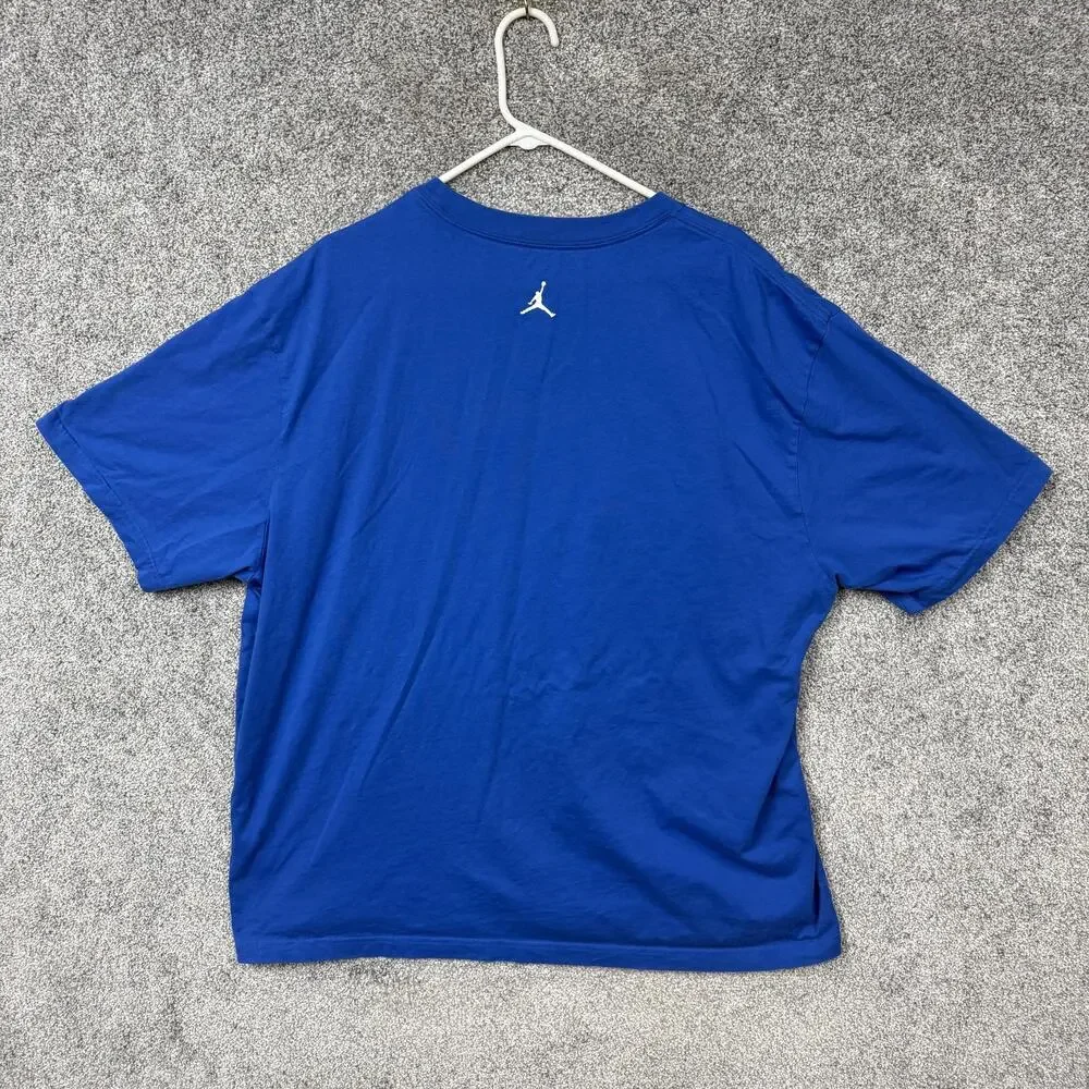 Jordan Shirt Mens 2XL Blue Goat 23 Michael Graphic Basketball Streetwear Tee